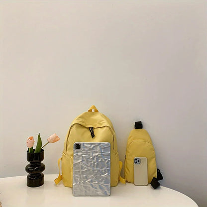 Back to school Nylon Casual Schoolbag Set