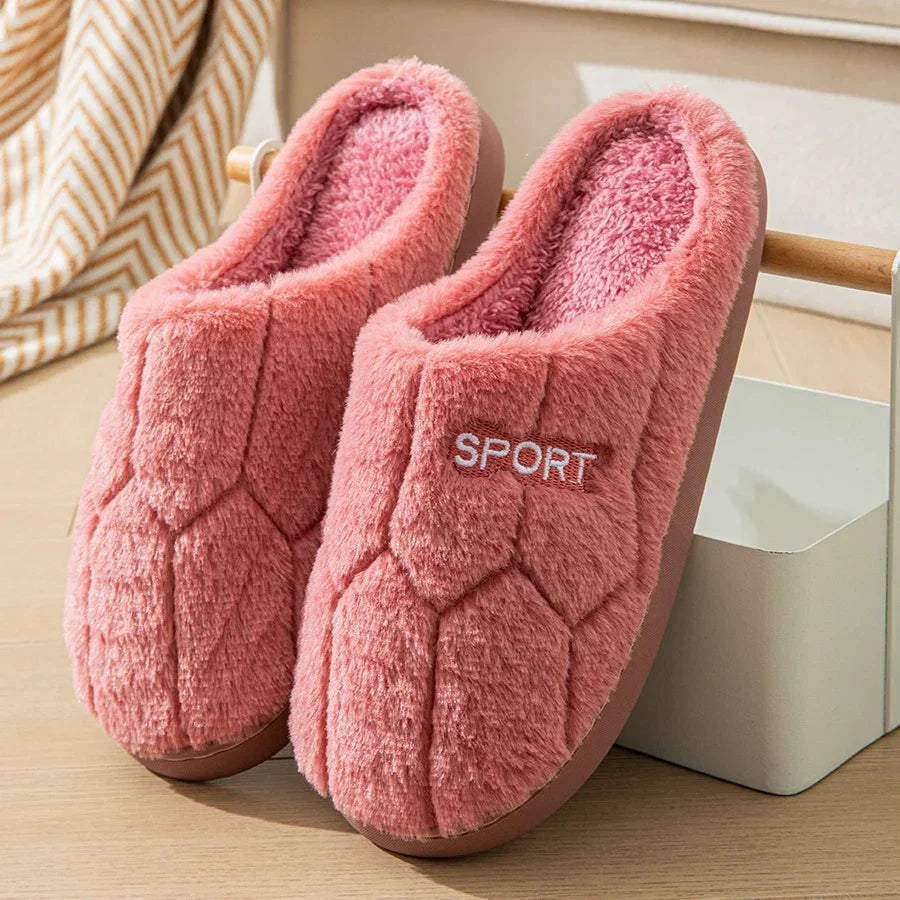 Cotton Indoor Thick-Soled Warm Non-Slip Slippers