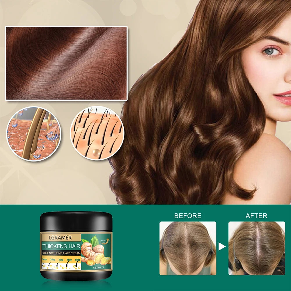 Ginger Hair Cream Deep Cleansing Hair Growth
