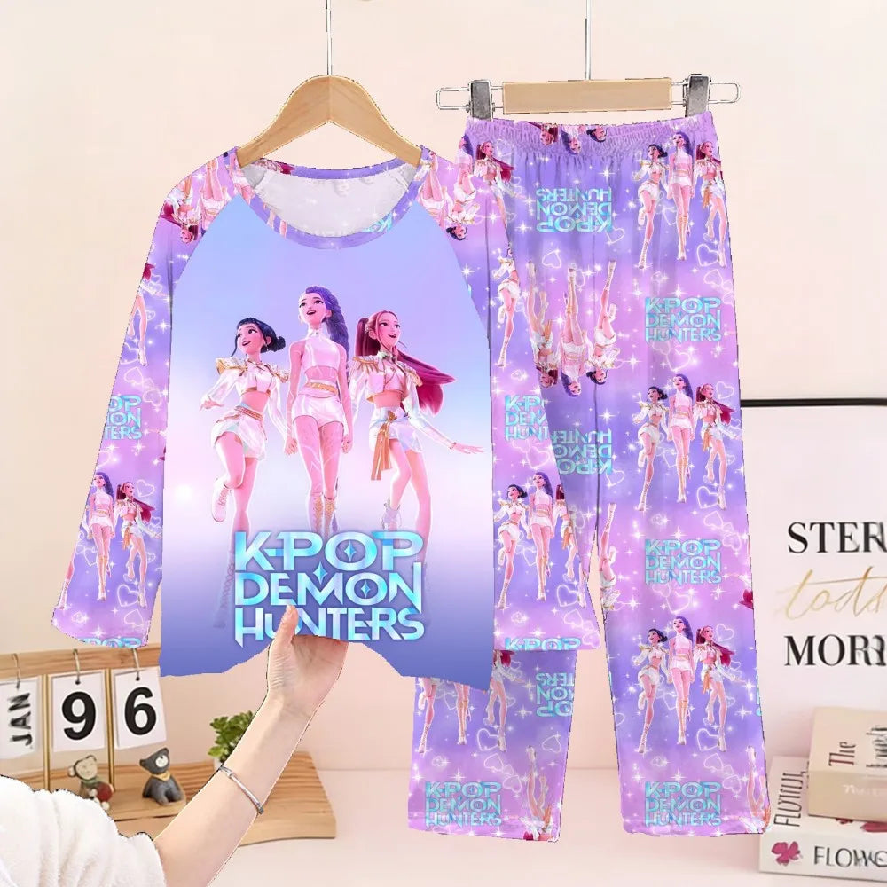 Pajamas Kpop Long Sleeve Sleepwear Pyjamas
