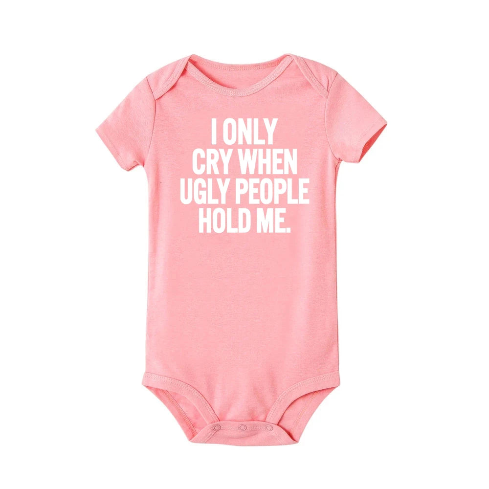 Funny Baby Bodysuits Jumpsuit Toddler Unisex Outfits