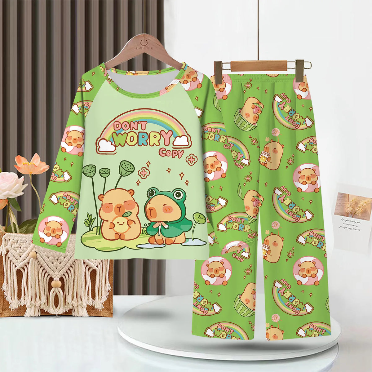 Sleepers Cartoon Boutique Long Sleeve 3 4 5 6 7 8 9 10 11 12 Yrs Pajamas