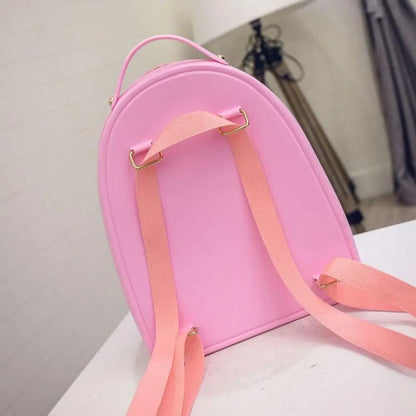 Adjustable Straps Silicone Backpack Waterproof Soft Schoolbags