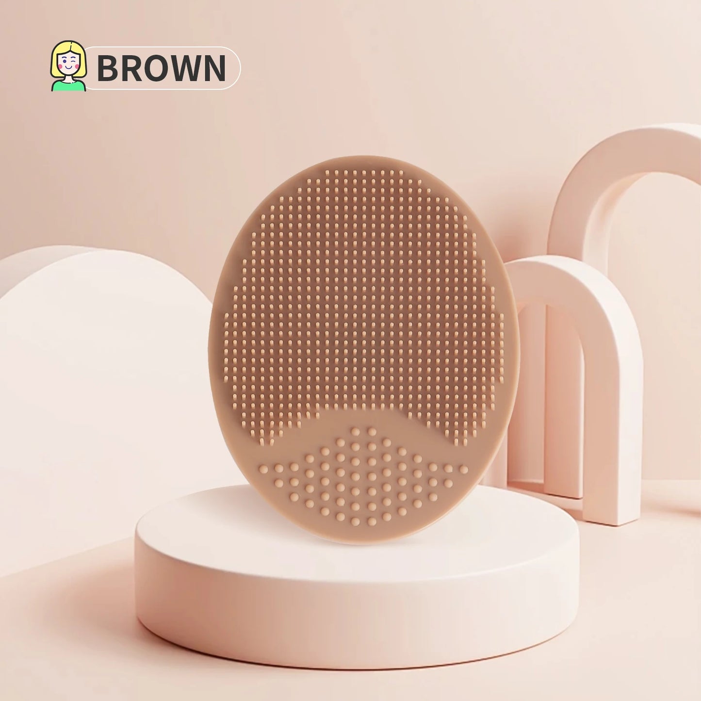 Wash a face to brush Silicone Cute Sucker mini Cleansing
