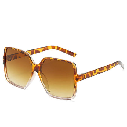 Vintage Square Big Frame Sun Glasses