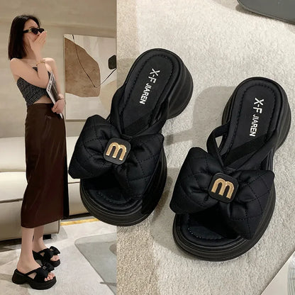 High Heels Leisure flower Slipper
