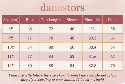 Girl's Casual Long-Sleeved Round-Neck Floral Dress