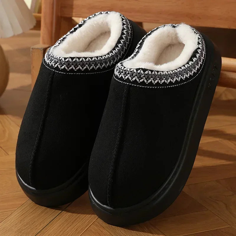 Winter Soft Platform Slippers