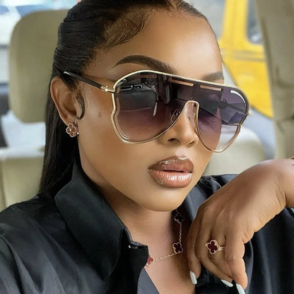 Vintage Round Circular Pilot Sunglasses