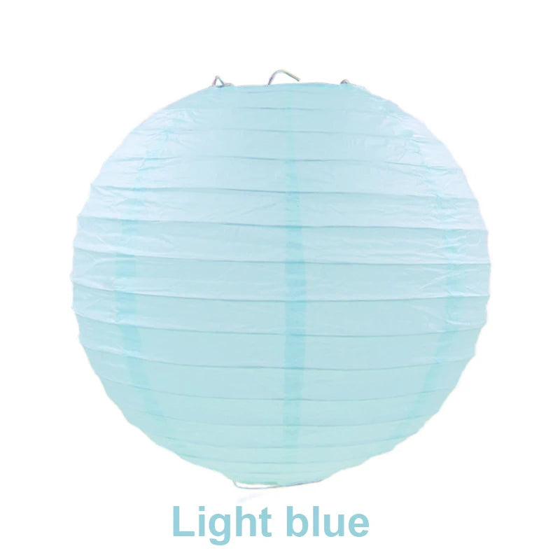 10/15/20/25/30cm Round Chinese Paper Lanterns Birthday Wedding Decor Gift