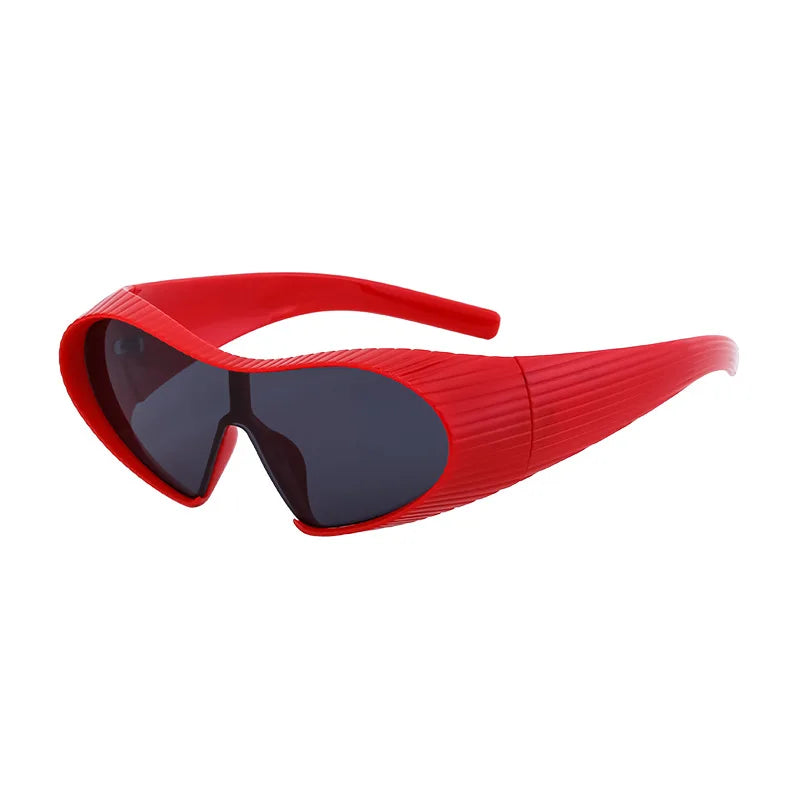 Irregular Frame Cat Eye Sports Cycling Sunglasses