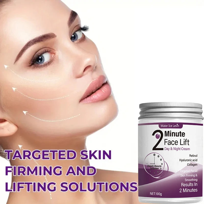 Crema facial hidratante con retinol y colágeno