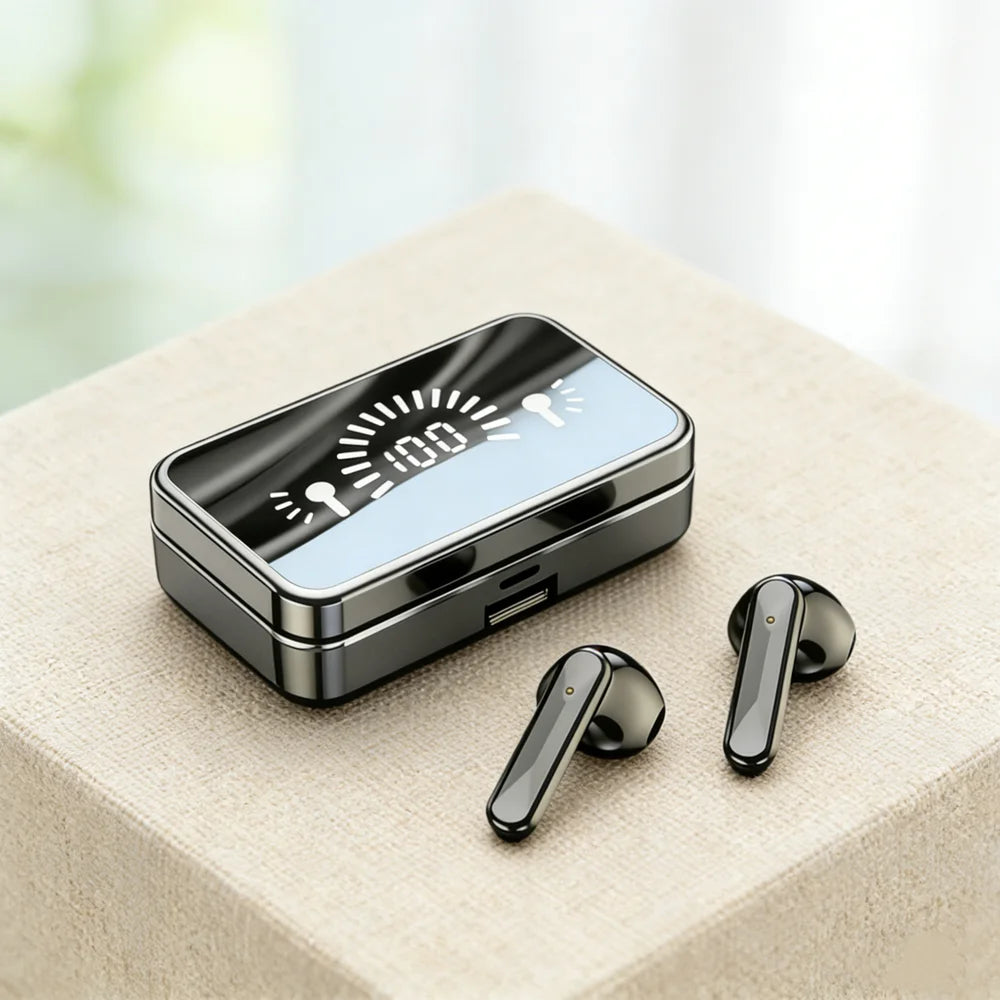 TWS Bluetooth-Compatible Earphones Stereo Sport Headset Waterproof Wireless Headphone