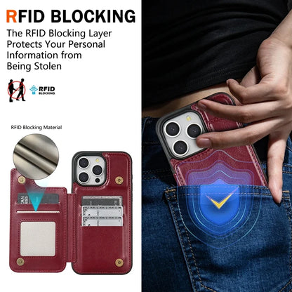 Wallet Layer Protect Magnetic Flip Leather Case Cover
