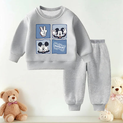 Casual Tracksuits Spring Fall O Neck Hoodies Set