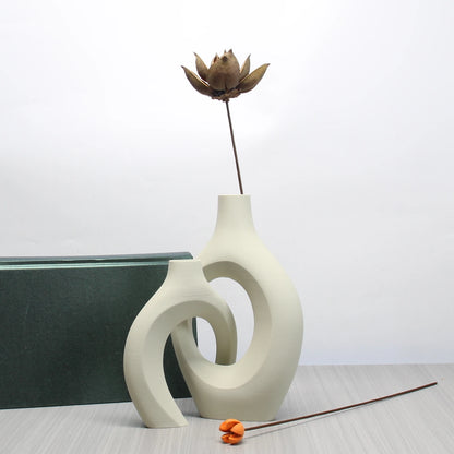 A Set of Bohemian Style Art Vases