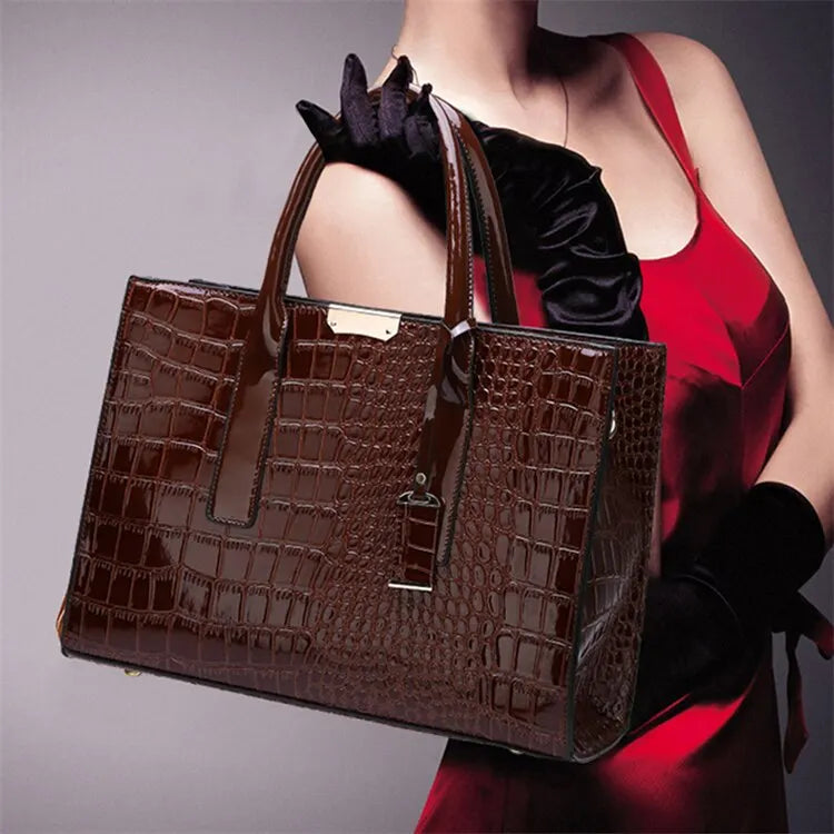 DANA Crocodile Tote Bags A