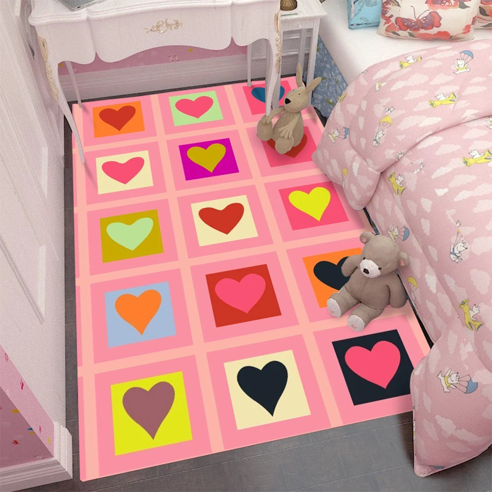 Cute Cartoon Cat Rug Play Mat
