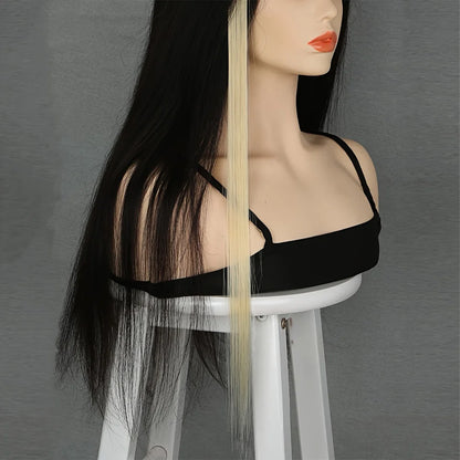 5pcs/Set Long Straight Synthetic Clip-In Hair Extensions