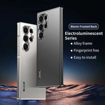 Magnetic Close Aluminum Frame Plastic Back Metal Case Cover