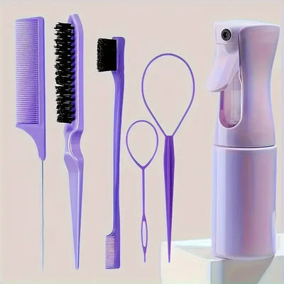 6pcs/Set Hair Brush Set Hairdressing Brush