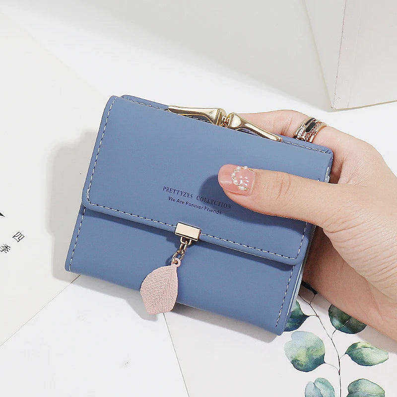 Korean leather Short Wallet