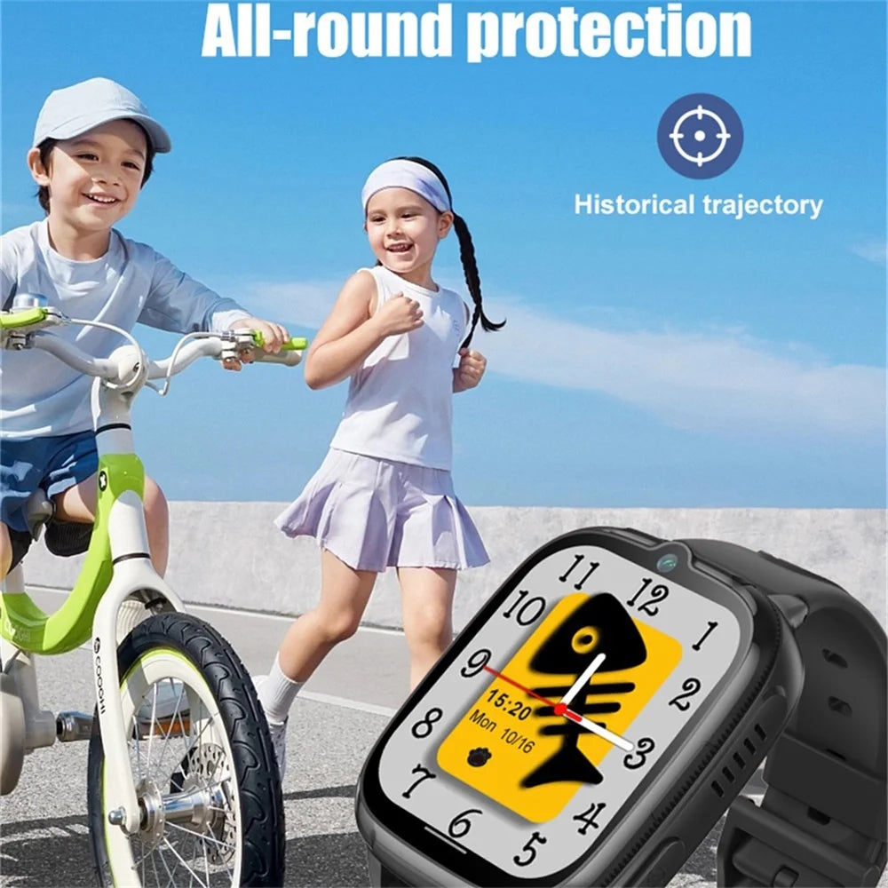 Video Call LBS WIFl Positioning Voice Calls Waterproof Smart Watch