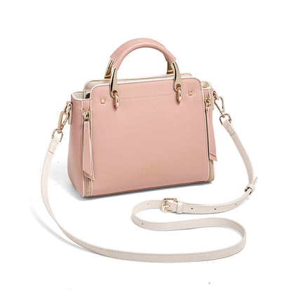 Split Leather Shoulder Elegant Large Tote Bag