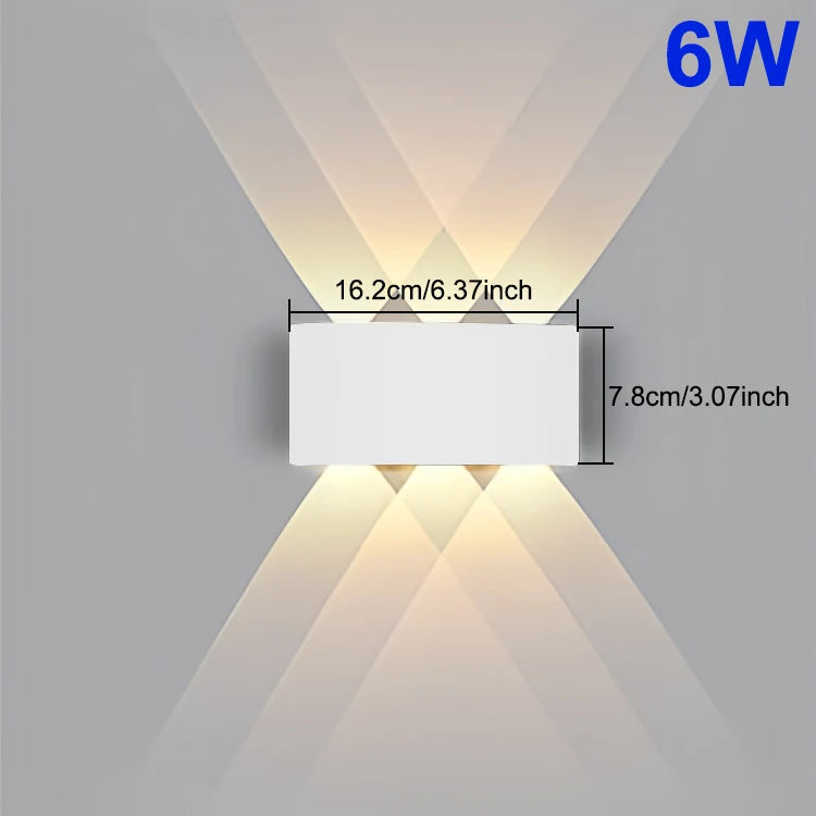 LED Wall Lamp Indoor Up and Down Interior Wall Light