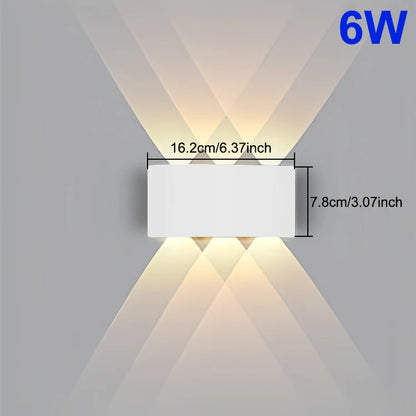 LED Wall Lamp Indoor Up and Down Interior Wall Light