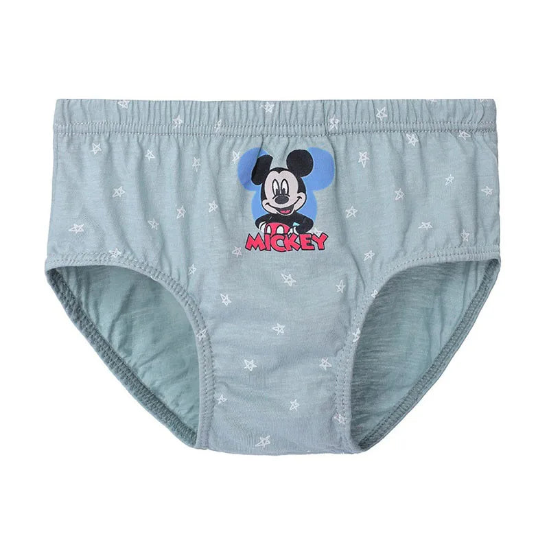 5 Packs/Box Mickey Cartoon Soft Cotton underwear