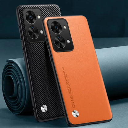 Matte Silicone Phone Case For OnePlus Nord 2T 5G Nord2T Luxury PU Leather Protection Case
