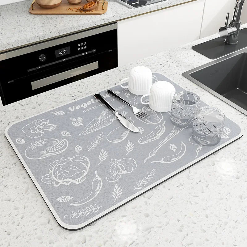 Large Kitchen Super Absorbent Drying Mat