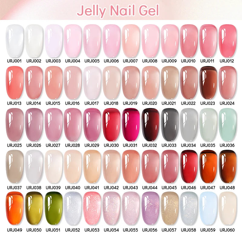 SUGAR Jelly Milky White Translucent Gel Polish