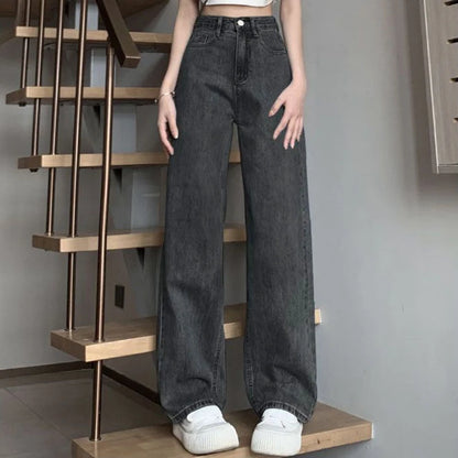 Wide Leg Jeans Trousers