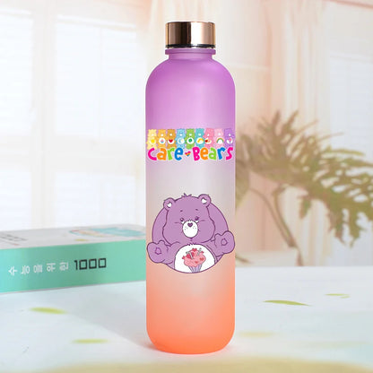 Cute Care Bears Water Bottle Outdoor Sports Kawaii Cup