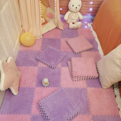 Soft Plush Children's Mat Babe Toys Eva Foam Puzzle Carpet