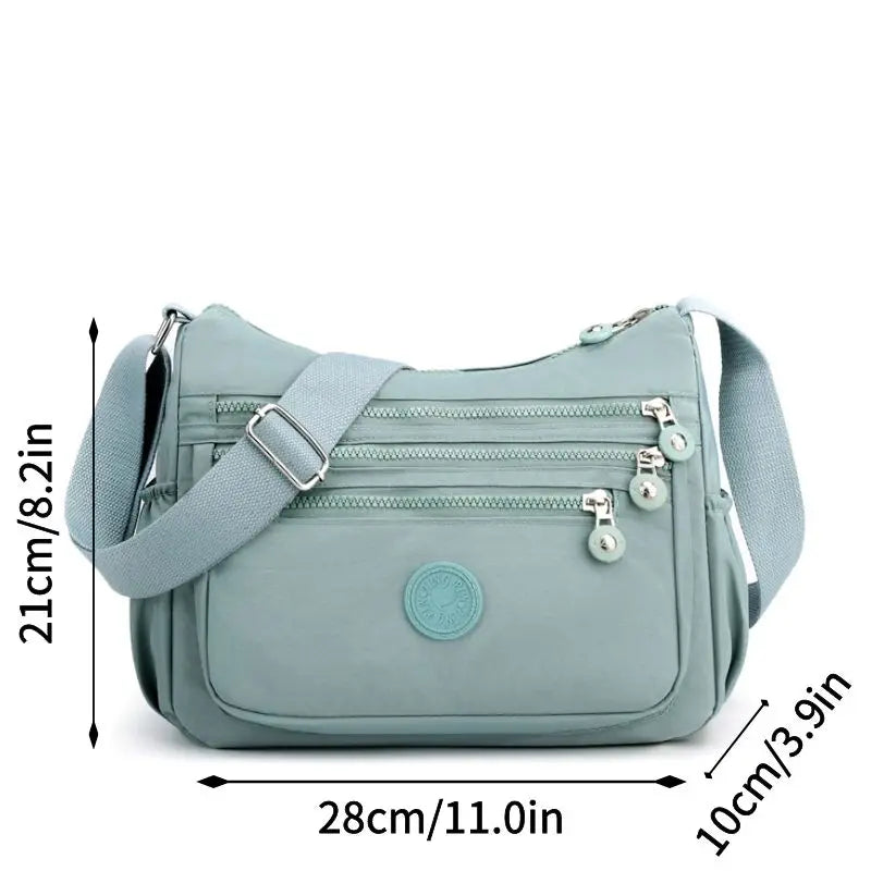 Shoulder Crossbody Waterproof Nylon Handbag
