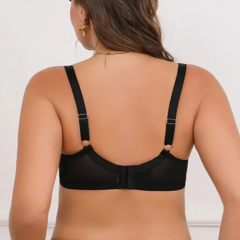 Lace Plus Size Thin Full Cup Slim Fit bra