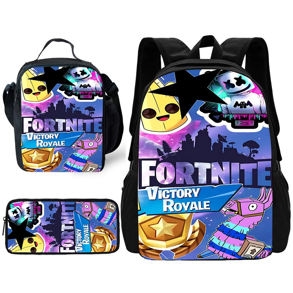 Child Backpack with Lunch Bags Pencil Bags School Bags