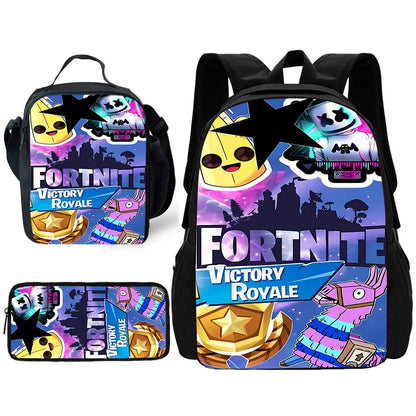 Child Backpack with Lunch Bags Pencil Bags School Bags