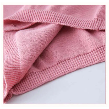 100Cotton Girls Knitting Cardigans Kids Sweater Toddler