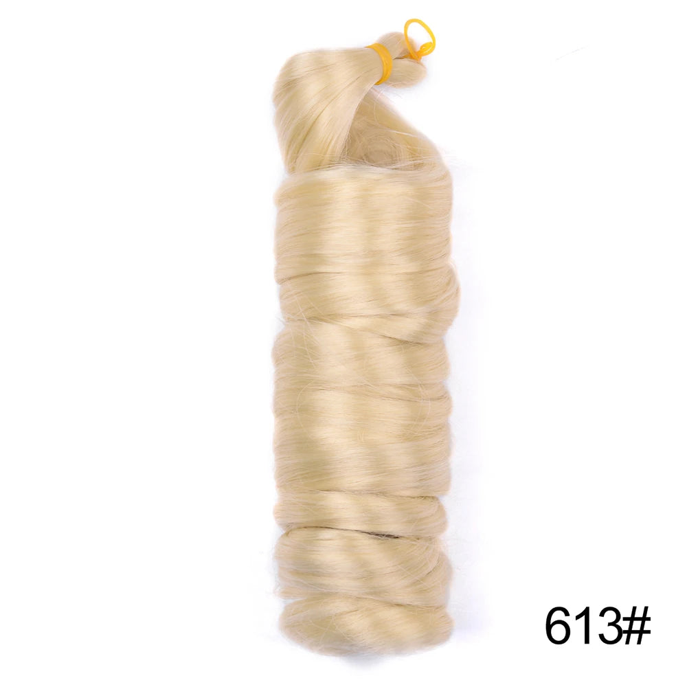 French Curls Braiding Hair 24Inch Hair Extensions