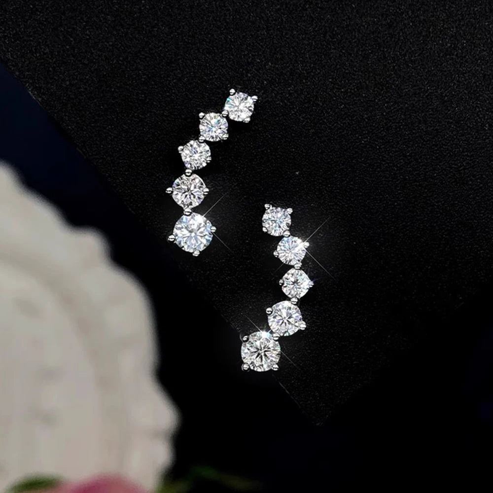 DANA Moissanite Diamond Earrings