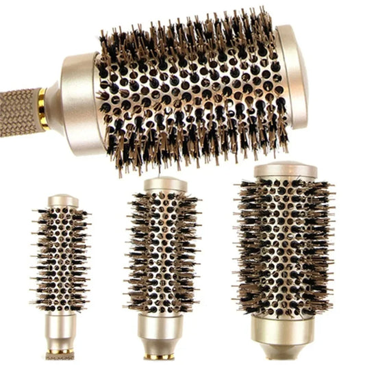 4PCS Round Hairdressing Curling Hair Brushes