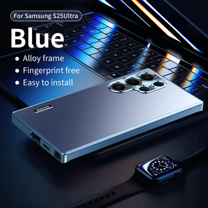 Magnetic Close Aluminum Frame Plastic Back Metal Case Cover