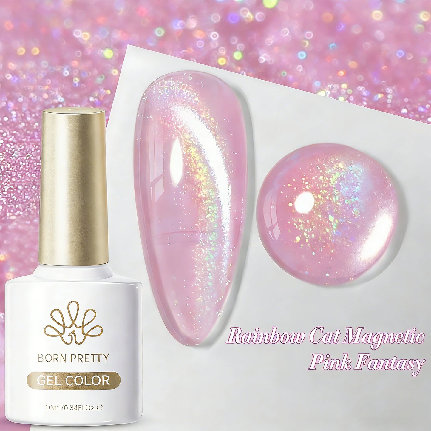 Dark Red Cat Magnetic Gel Nail Polish