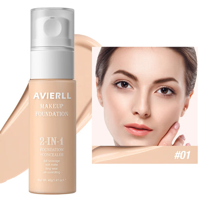 Moisturizing Foundation Concealer Waterproof Face Makeup Base Suitable for Women's Makeup Halloween