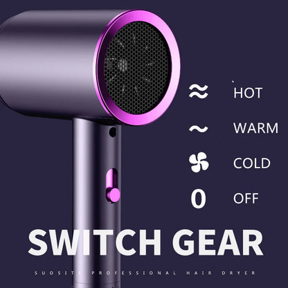 Hair Dryer High-Power Blue Light Negative Ion Ultra Silent