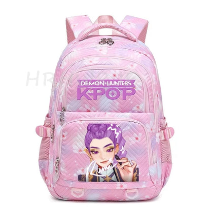 K-pop Demon Hunters Backpack Girls Boys Youth School Bags
